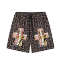 Saint Plastic Leopard Shorts